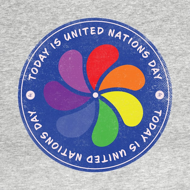 Today is United Nations Day Badge by lvrdesign